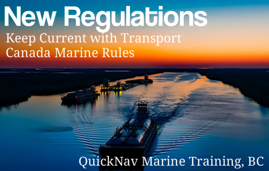 transport canada new marine regulations